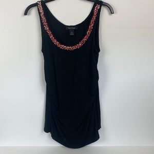 3/$20 WHBM beaded tank top